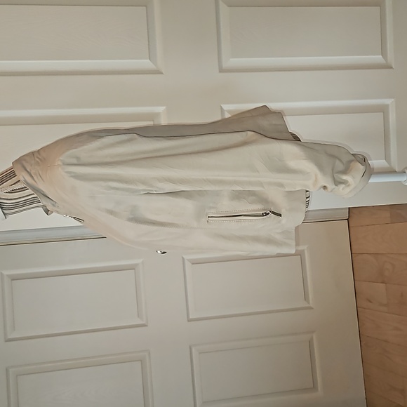 PREGO Designer Leather Women Jacket %100 Geniun lamp leather Beige Size XXL - Picture 6 of 12